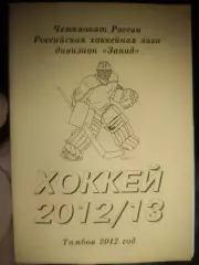 Чемпионат России, Российская хоккейная лига дивизион Запад, Хоккей 2012/13