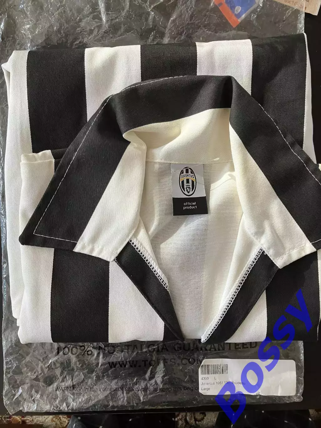 Juventus (реплика футболки 1967 года) производитель Toffs, размер L