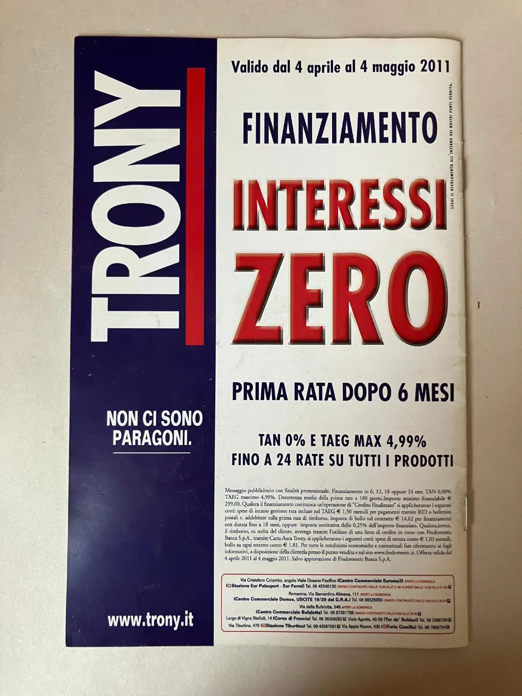 Roma - Juventus (03-04-2011) программа 1