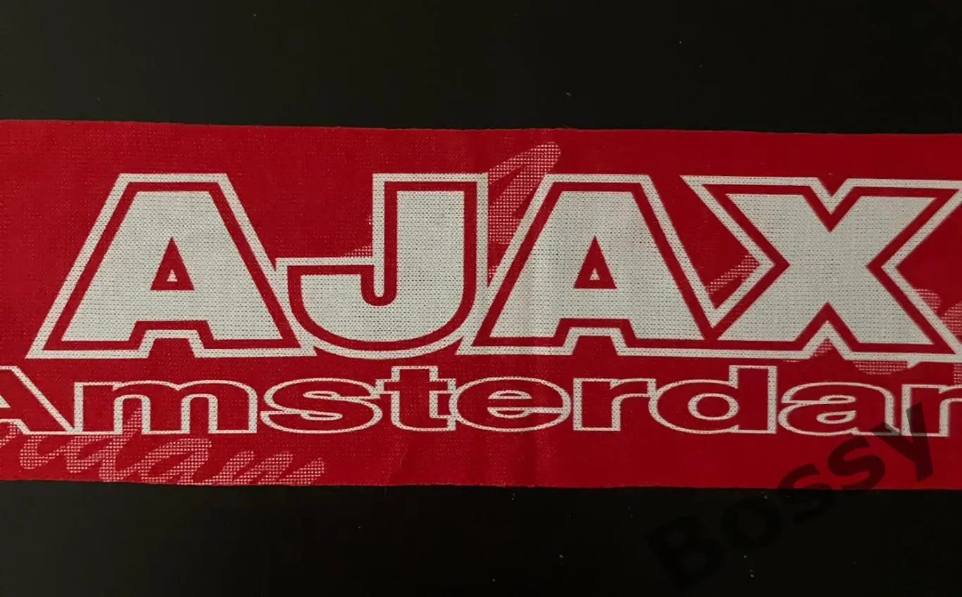 Ajax Amsterdam (Аякс Амстердам) - шарф футбольный, двухсторонний, 2000 год 1