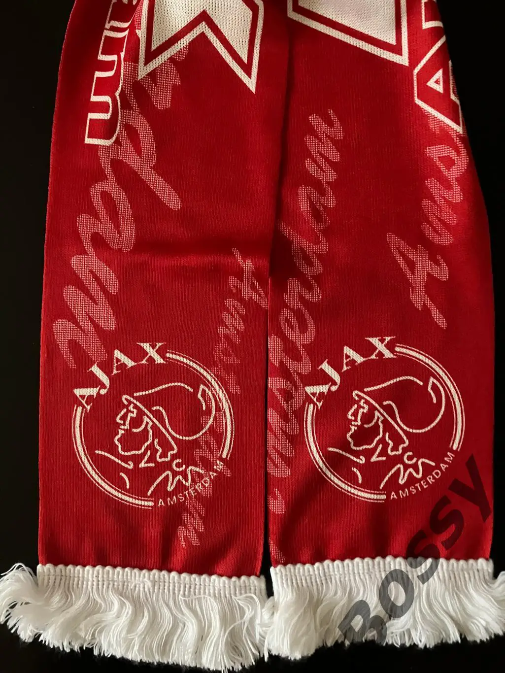 Ajax Amsterdam (Аякс Амстердам) - шарф футбольный, двухсторонний, 2000 год 3