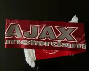 Ajax Amsterdam (Аякс Амстердам) - шарф футбольный, двухсторонний, 2000 год