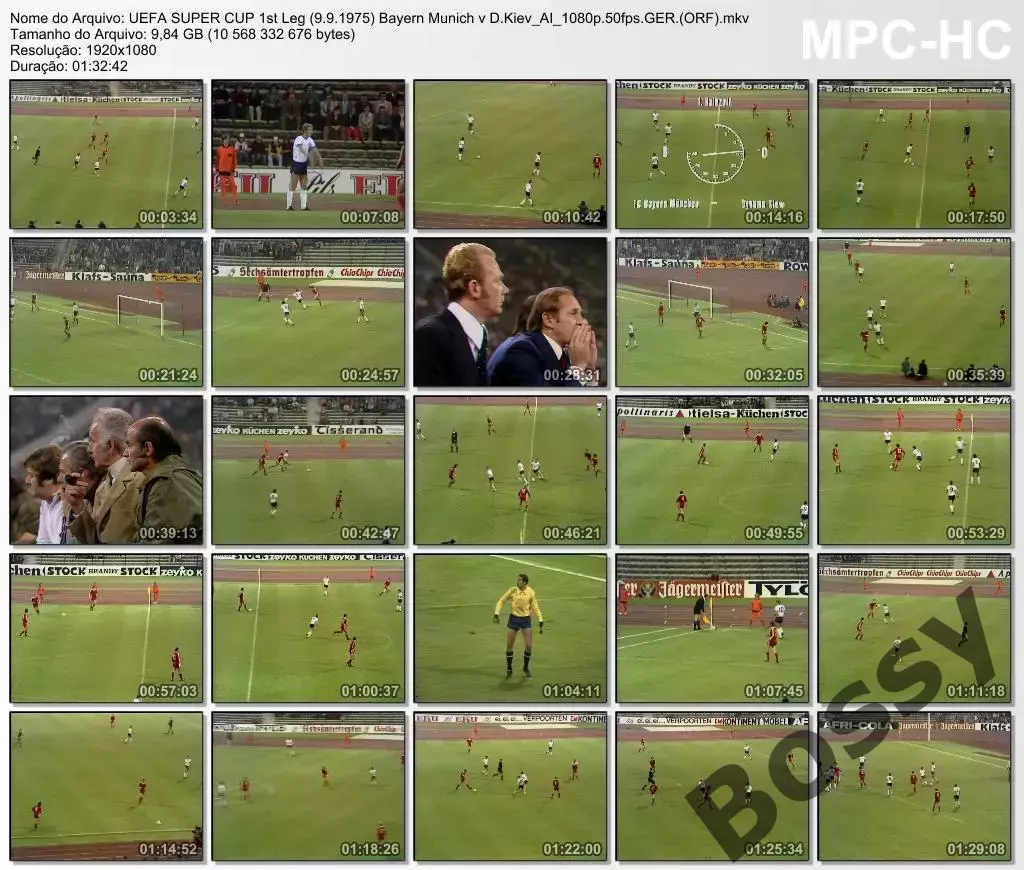 Суперкубок УЕФА 1975 года: Бавария Мюнхен - Динамо Киев (mkv - hd)