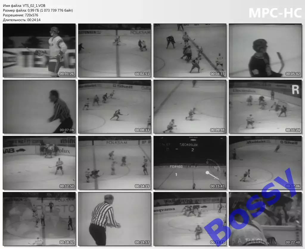 Чемпионат Мира по хоккею 1969 (28.03.1969) ЧССР - СССР (обзор; чб)