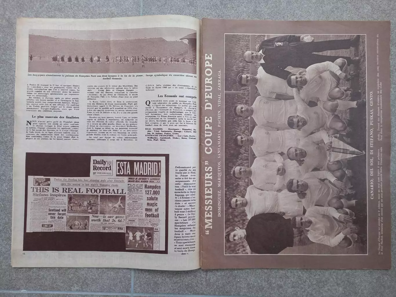 Miroir sprint 1960 729 Реал Мадрид 1