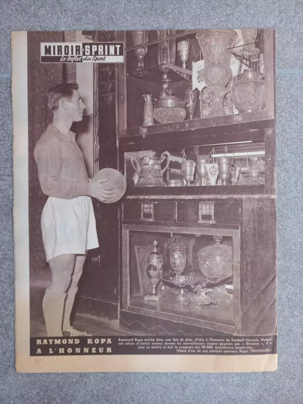 Miroir sprint 1955 489 СССР - Франция 1