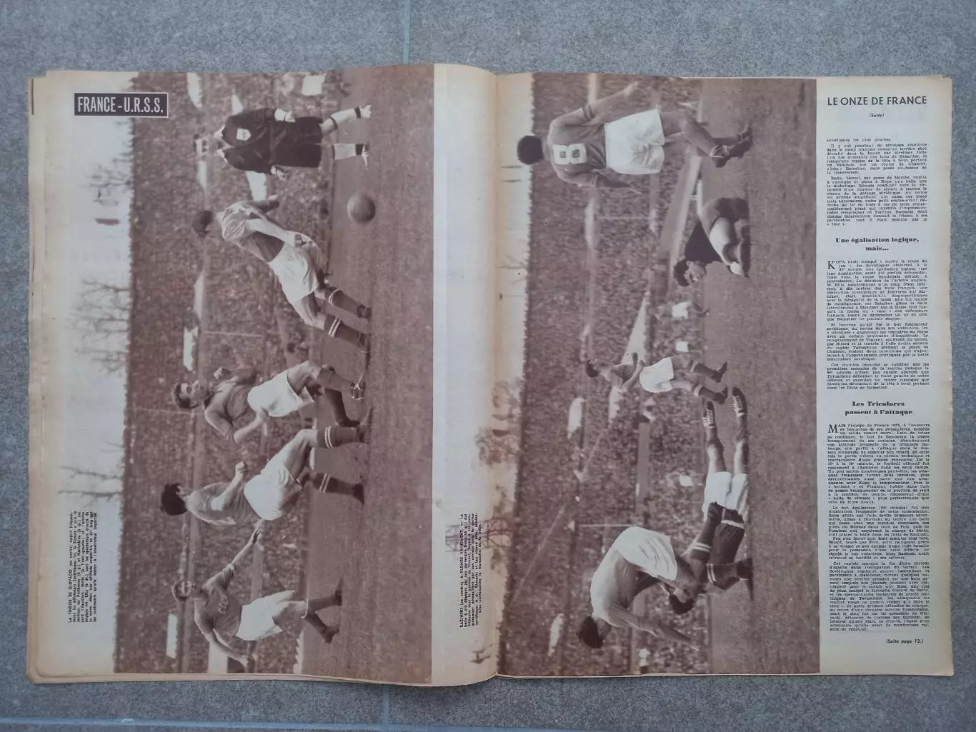 Miroir sprint 1955 489 СССР - Франция 5