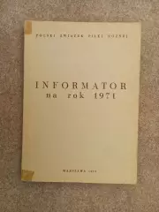 Informator na rok 1971 Польша