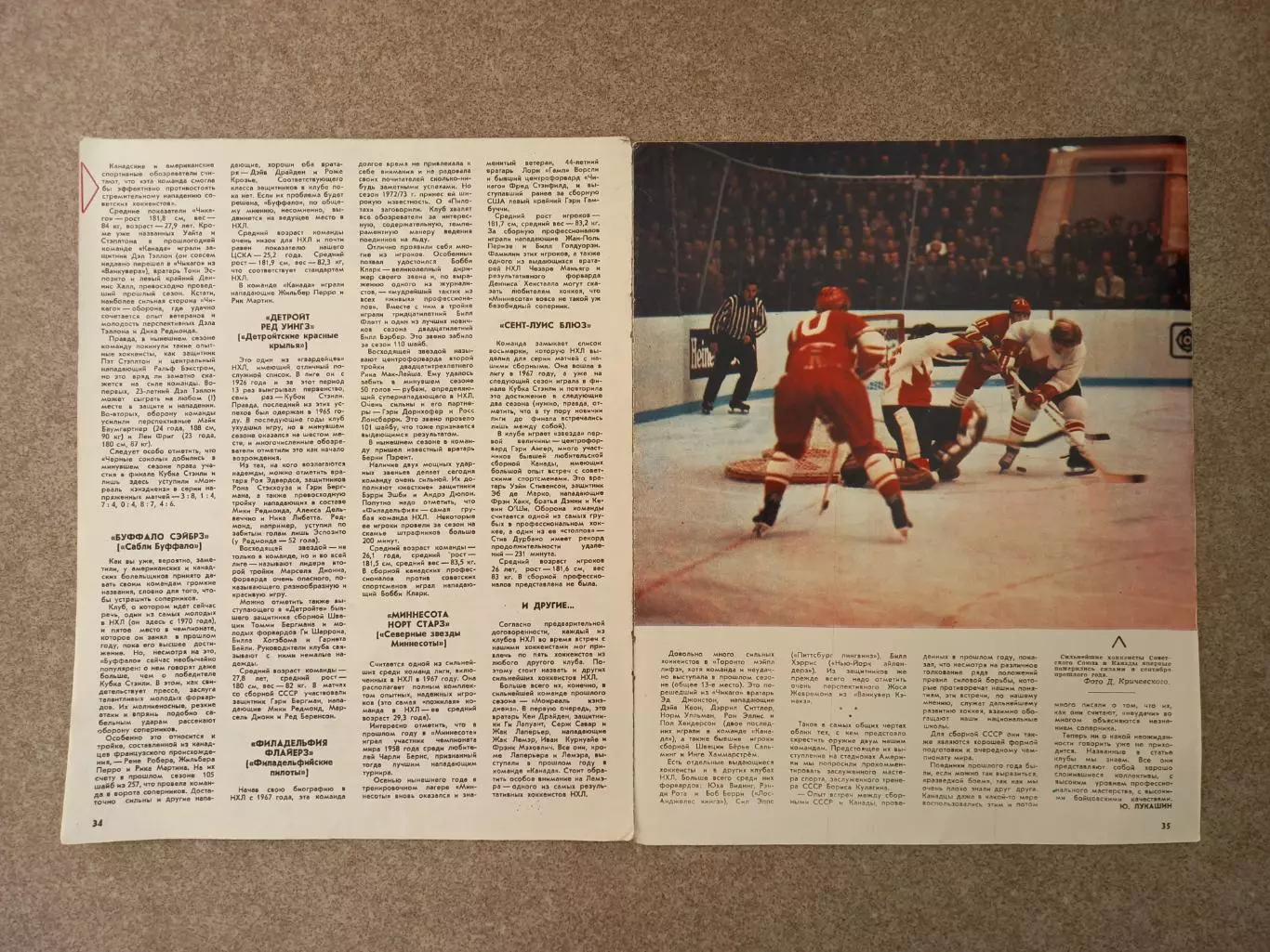 Лидеры профессионального хоккея 1973 1