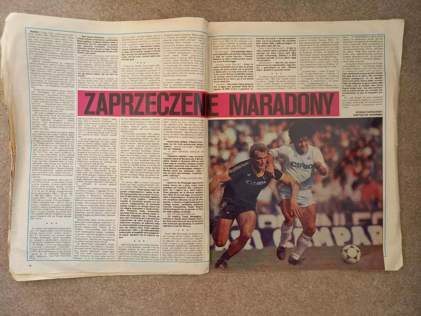 Pilka nozna 1986 5 4