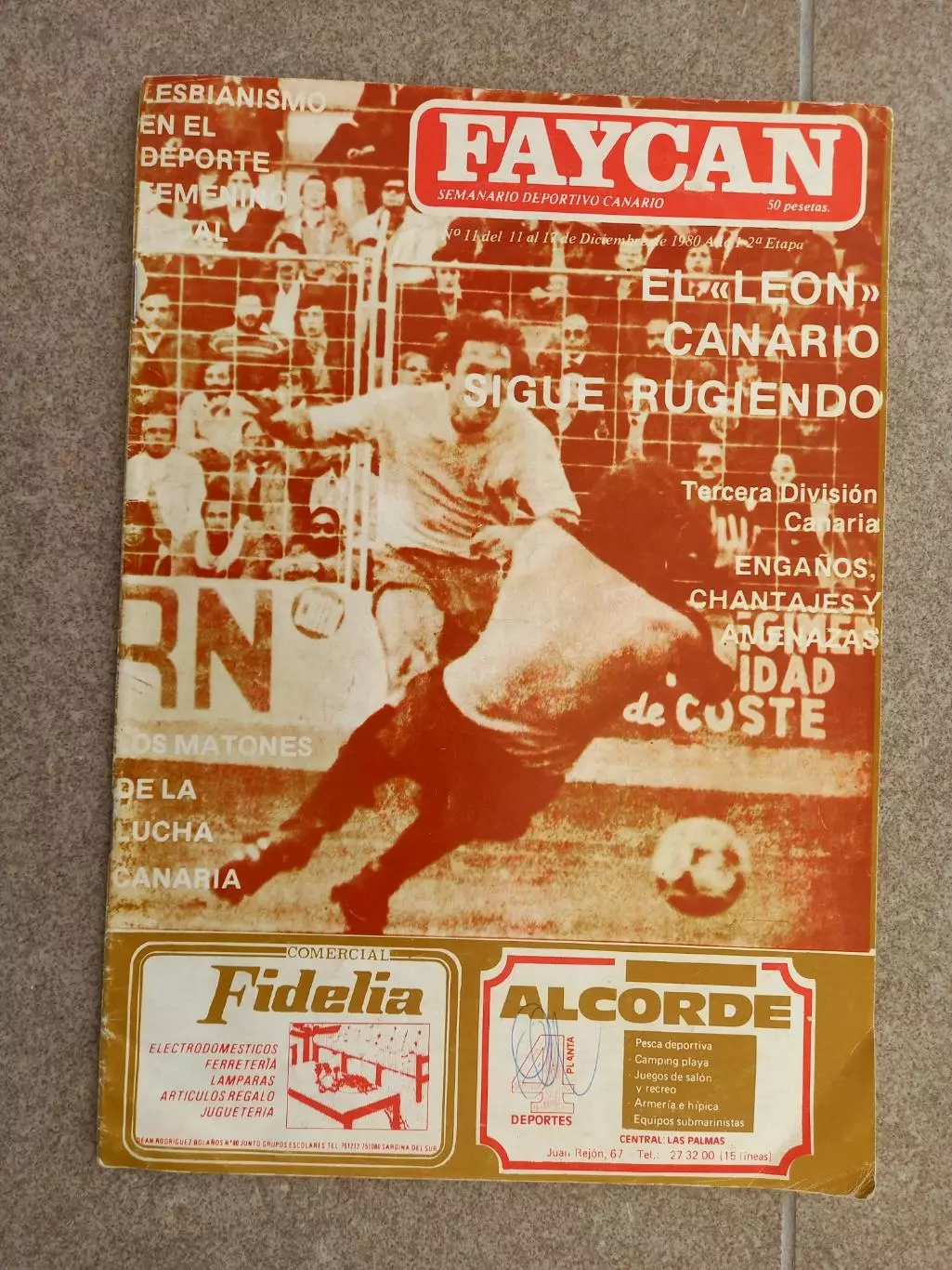 Faycan deportivo Canario 1980