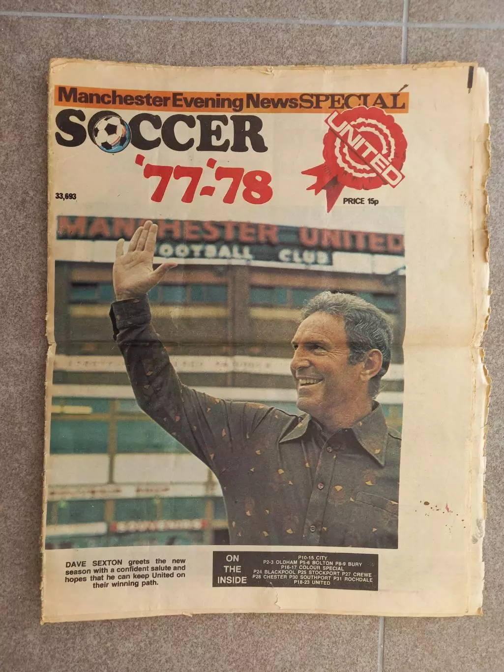 Manchester Evening News 1977