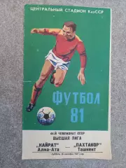 Кайрат - Пахтакор 1981
