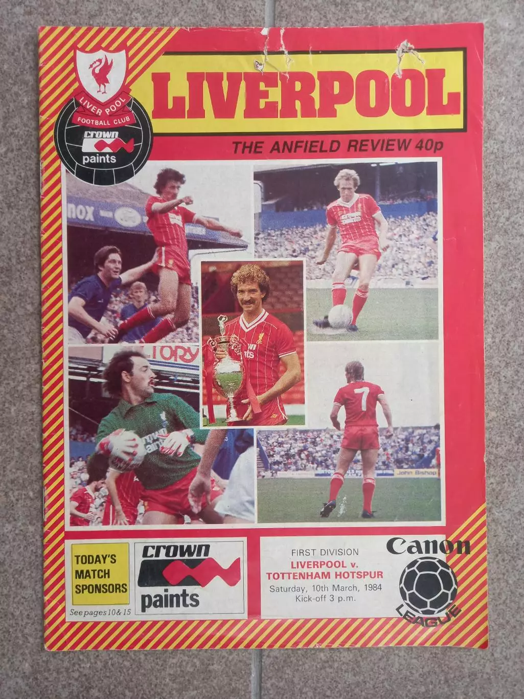 Ливерпуль Тоттенхэм 1984 Англия