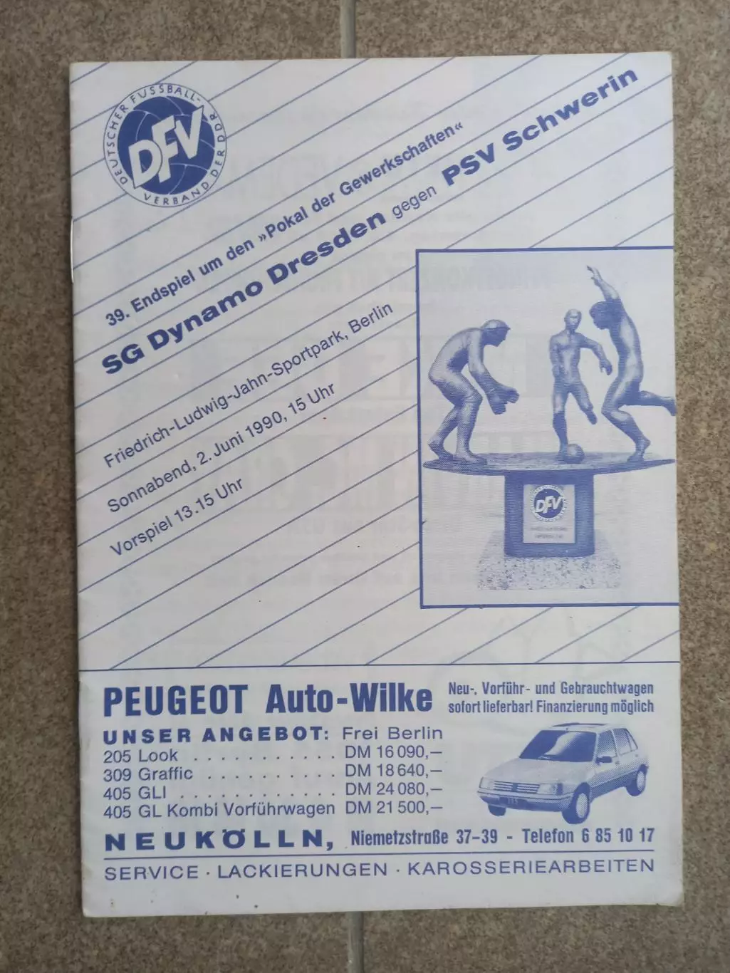 ГДР Динамо Дрезден - Шверин 1990