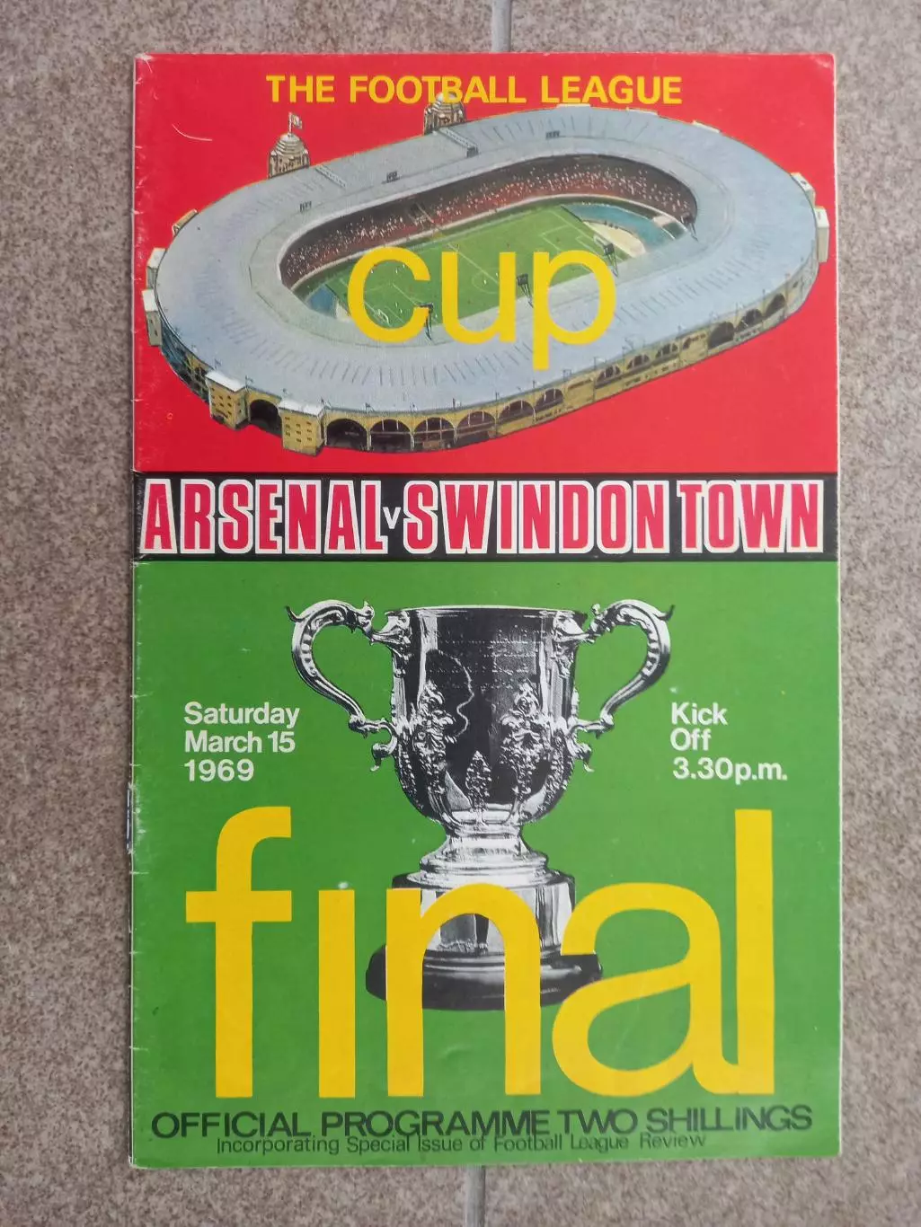Арсенал - Свиндон Таун 1969 Англия