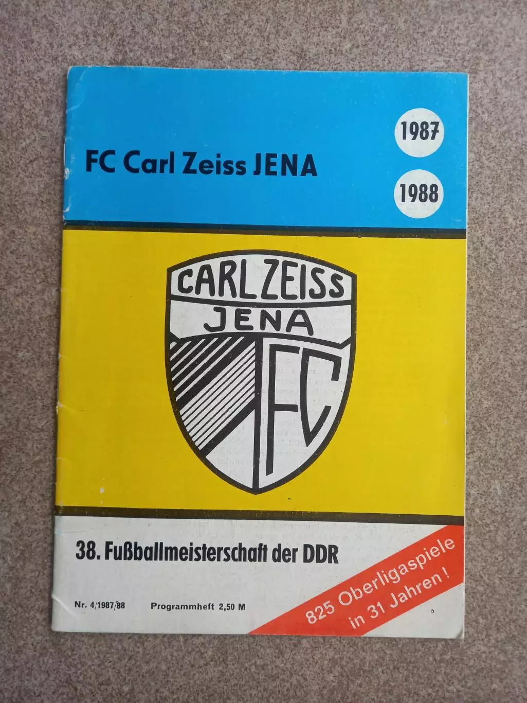 ГДР Карл Цейс Йена 1987 88