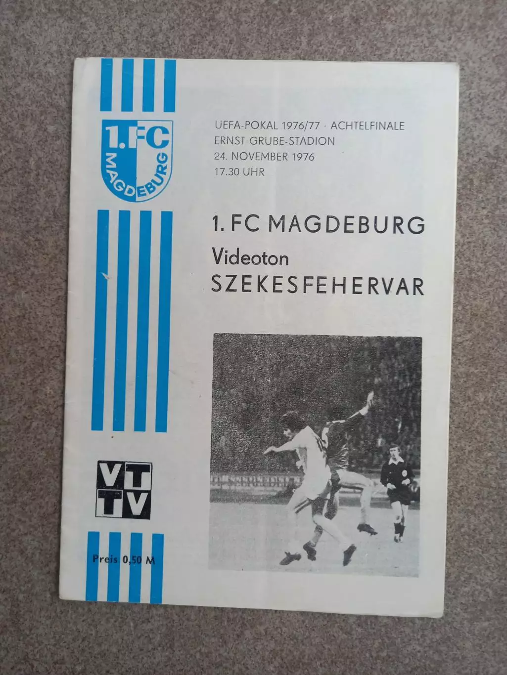 Магдебург - Видеотон 1976