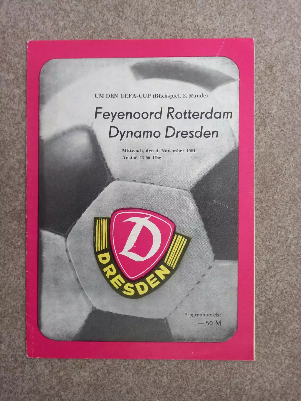 Динамо Дрезден - Фейенорд 1981