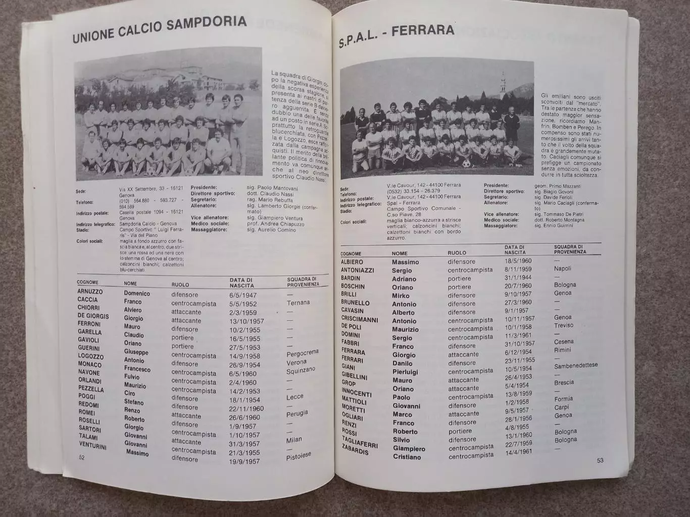 Calcio 1980 Италия 3