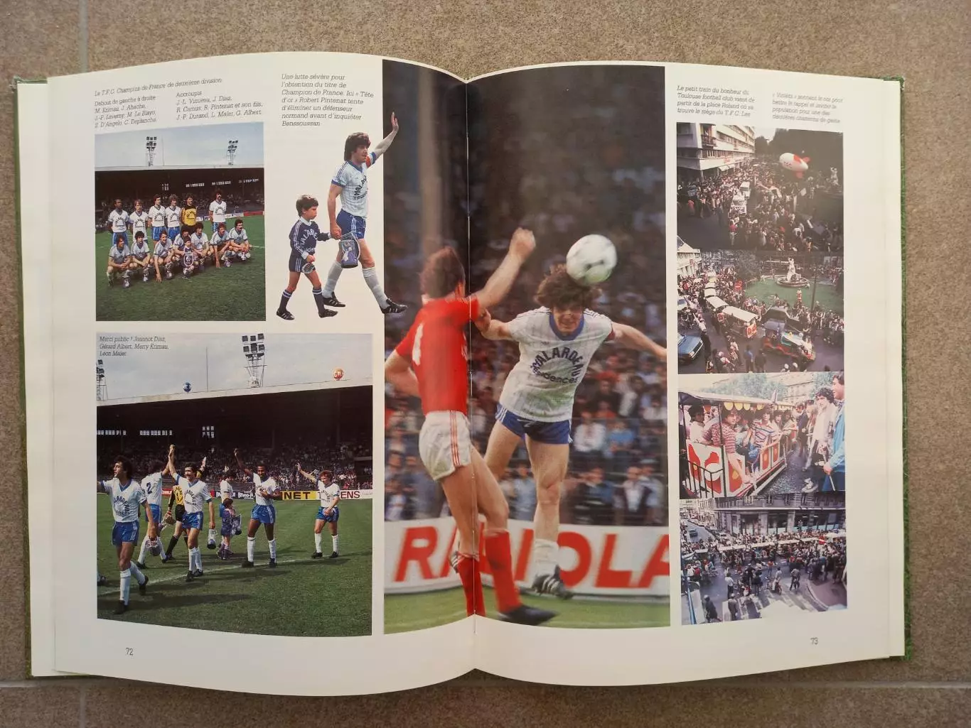 Франция Le grande aventure du Toulouse FC de 1937 Футбол 1986 3