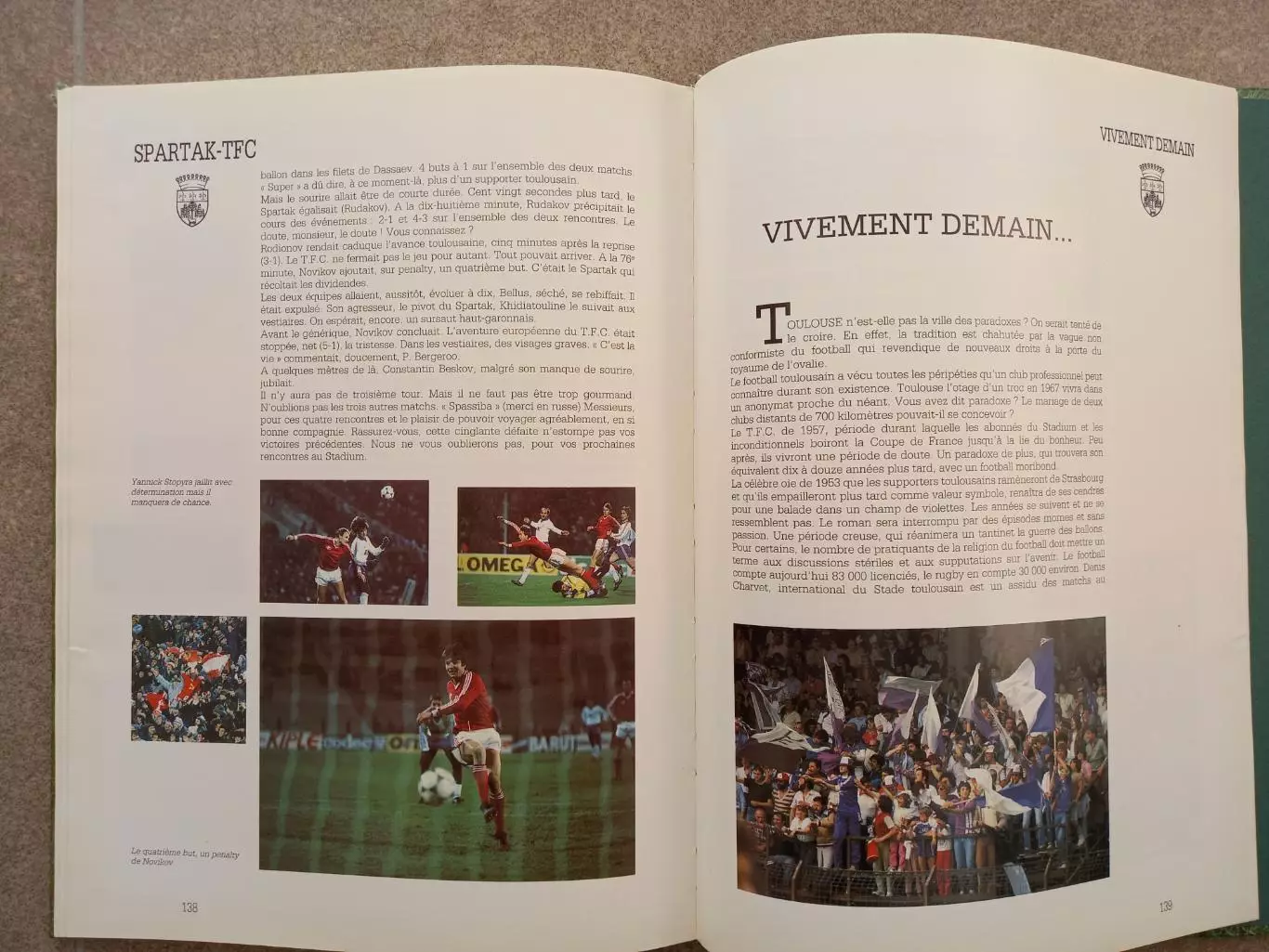 Франция Le grande aventure du Toulouse FC de 1937 Футбол 1986 7