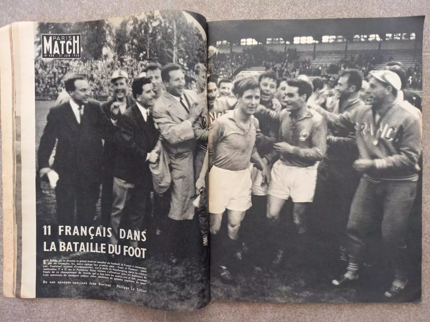 Paris Match 1958 480 Франция Джина Лоллобриджида Королева Елизавета Футбол 2