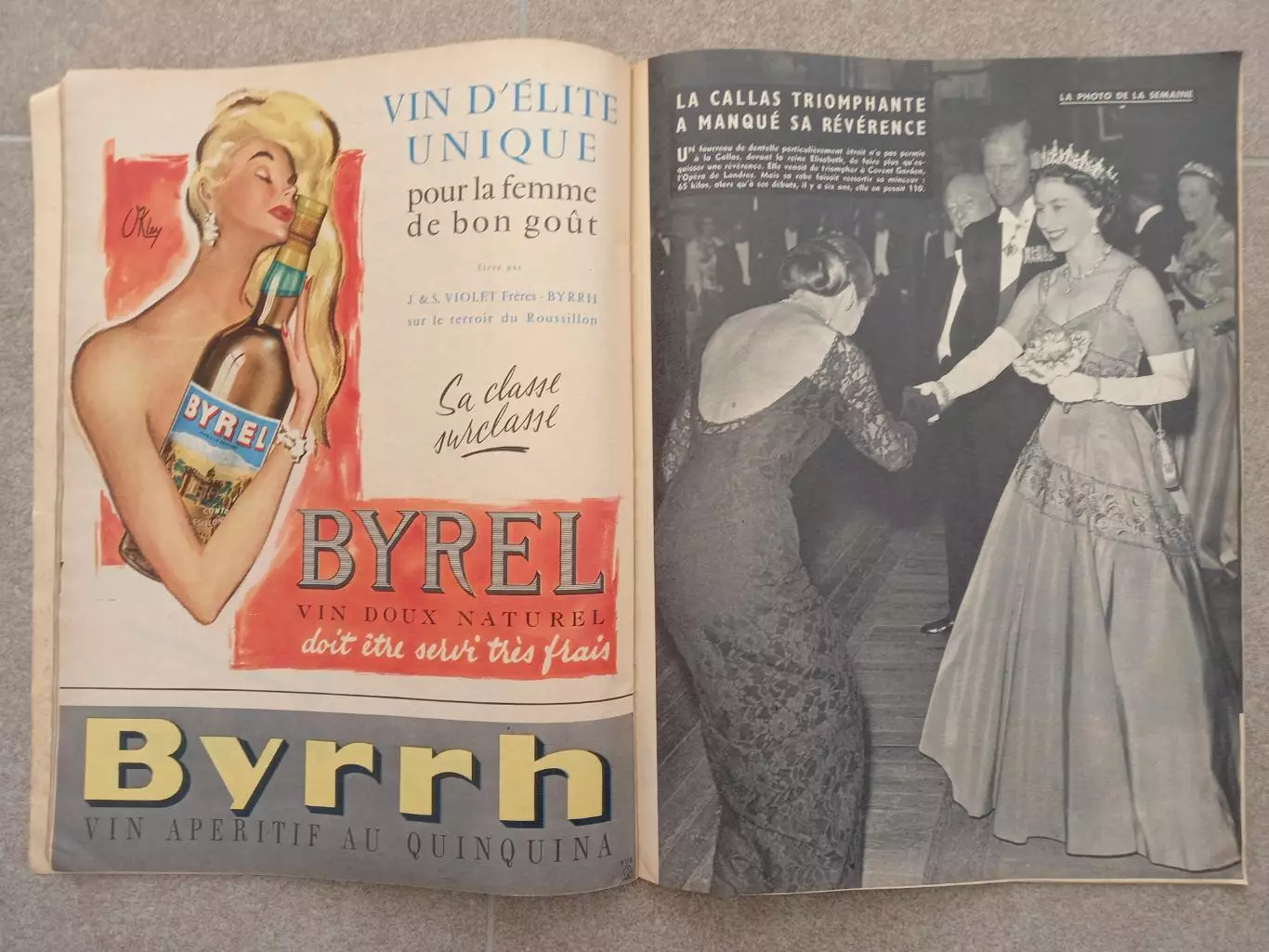 Paris Match 1958 480 Франция Джина Лоллобриджида Королева Елизавета Футбол 3