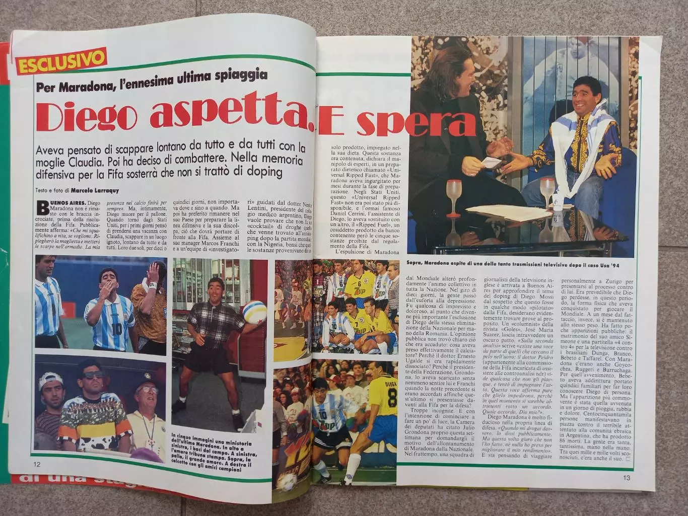 Guerin sportivo 1994 32-33 ОБЛОЖКА ПОВРЕЖДЕНА 3