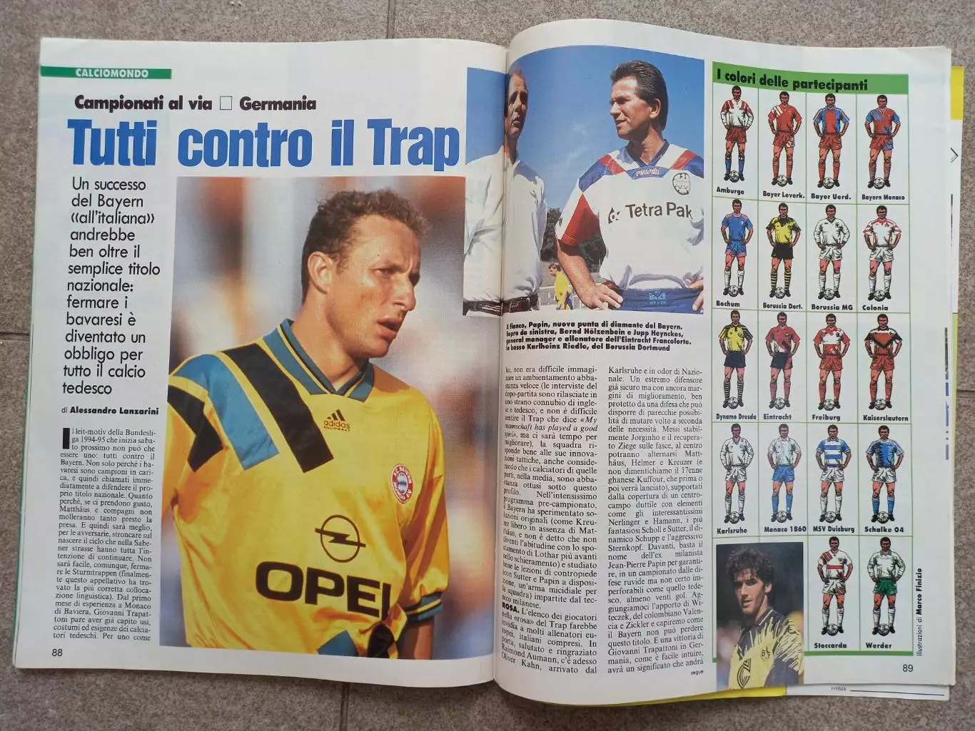 Guerin sportivo 1994 32-33 ОБЛОЖКА ПОВРЕЖДЕНА 6