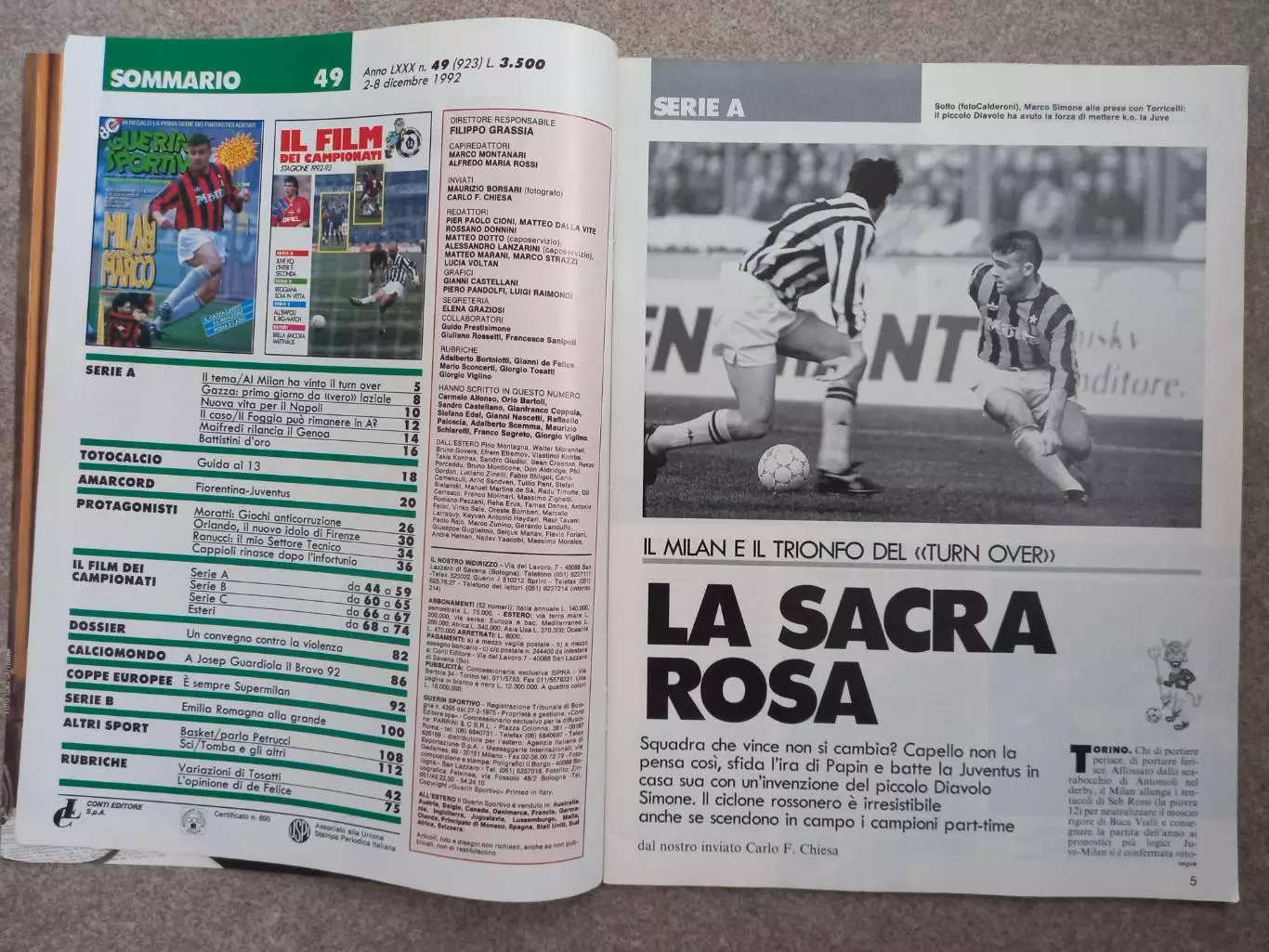 Guerin sportivo 1992 49 БЕЗ ПРИЛОЖЕНИЯ 1