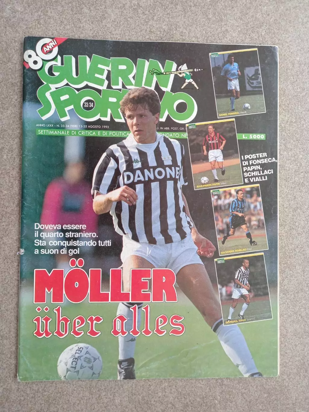 Guerin sportivo 1992 33 - 34 БЕЗ ПОСТЕРА