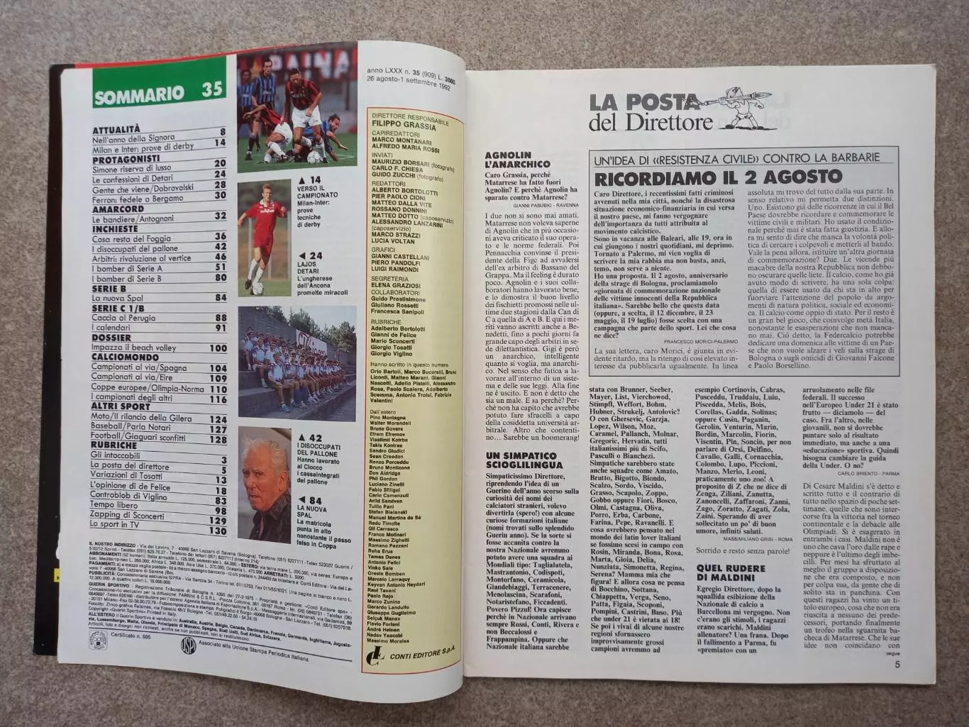 Guerin sportivo 1992 35 БЕЗ ПОСТЕРА 1
