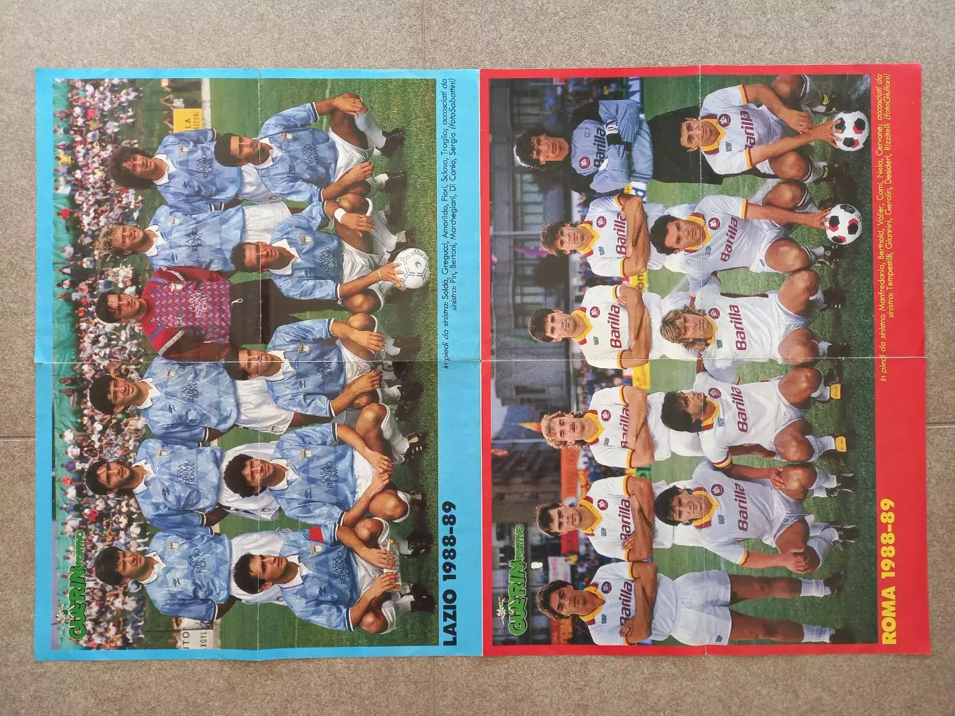 Sampdoria 1989 90 Lazio Roma 1988 89 А1 1