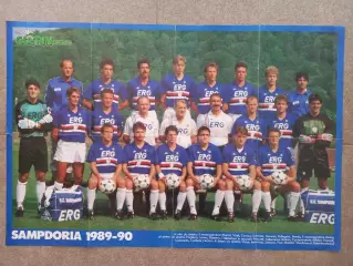 Sampdoria 1989 90 Lazio Roma 1988 89 А1