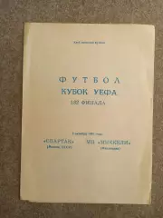 Спартак Москва - Миккели 1991