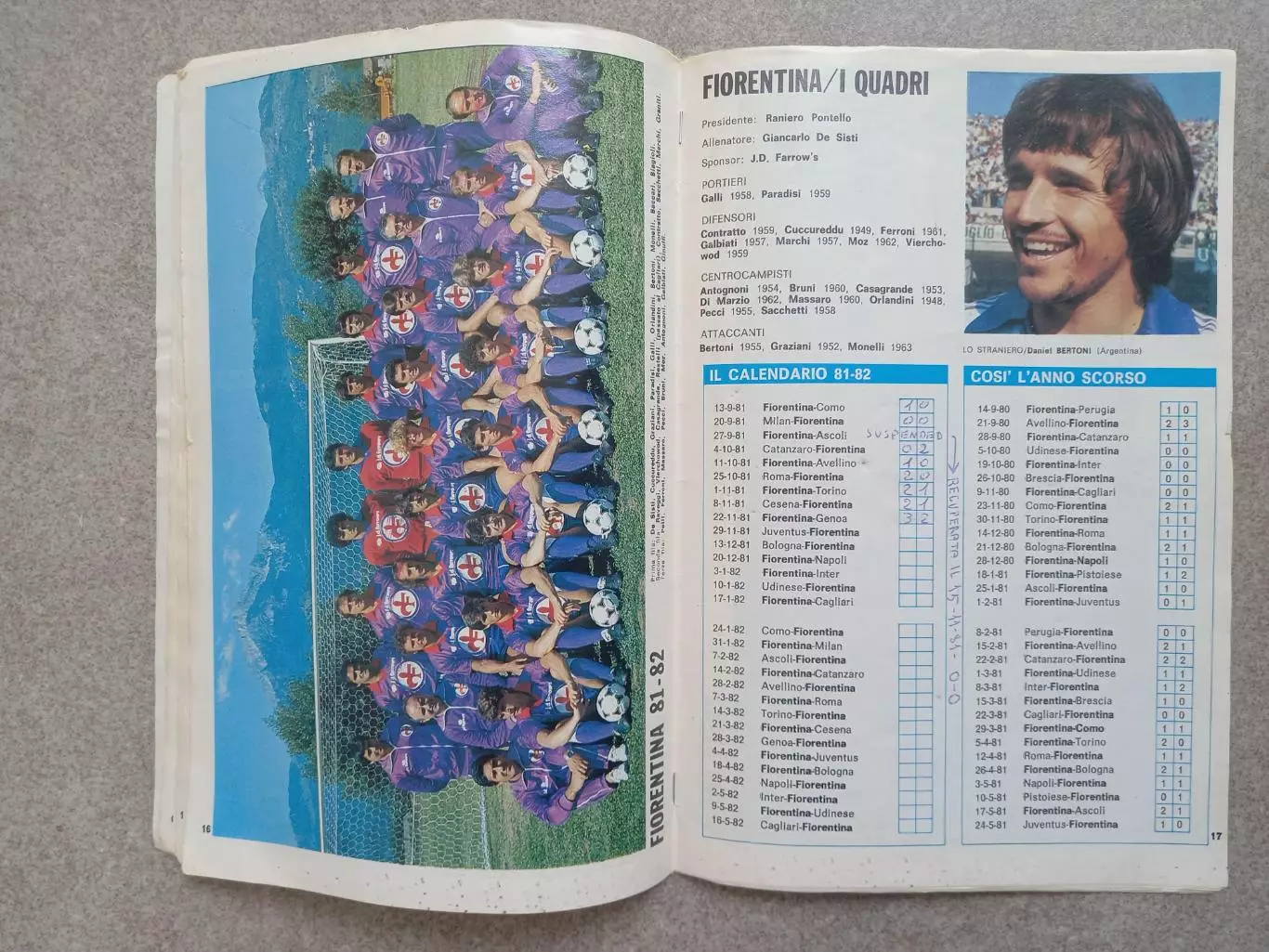 Guerin sportivo Piccola guida campeonato 81 82 2