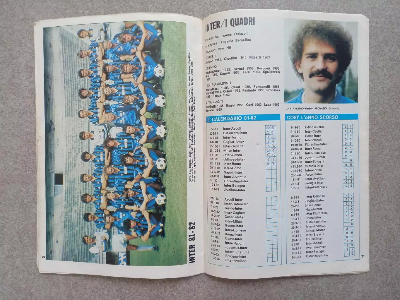 Guerin sportivo Piccola guida campeonato 81 82 3
