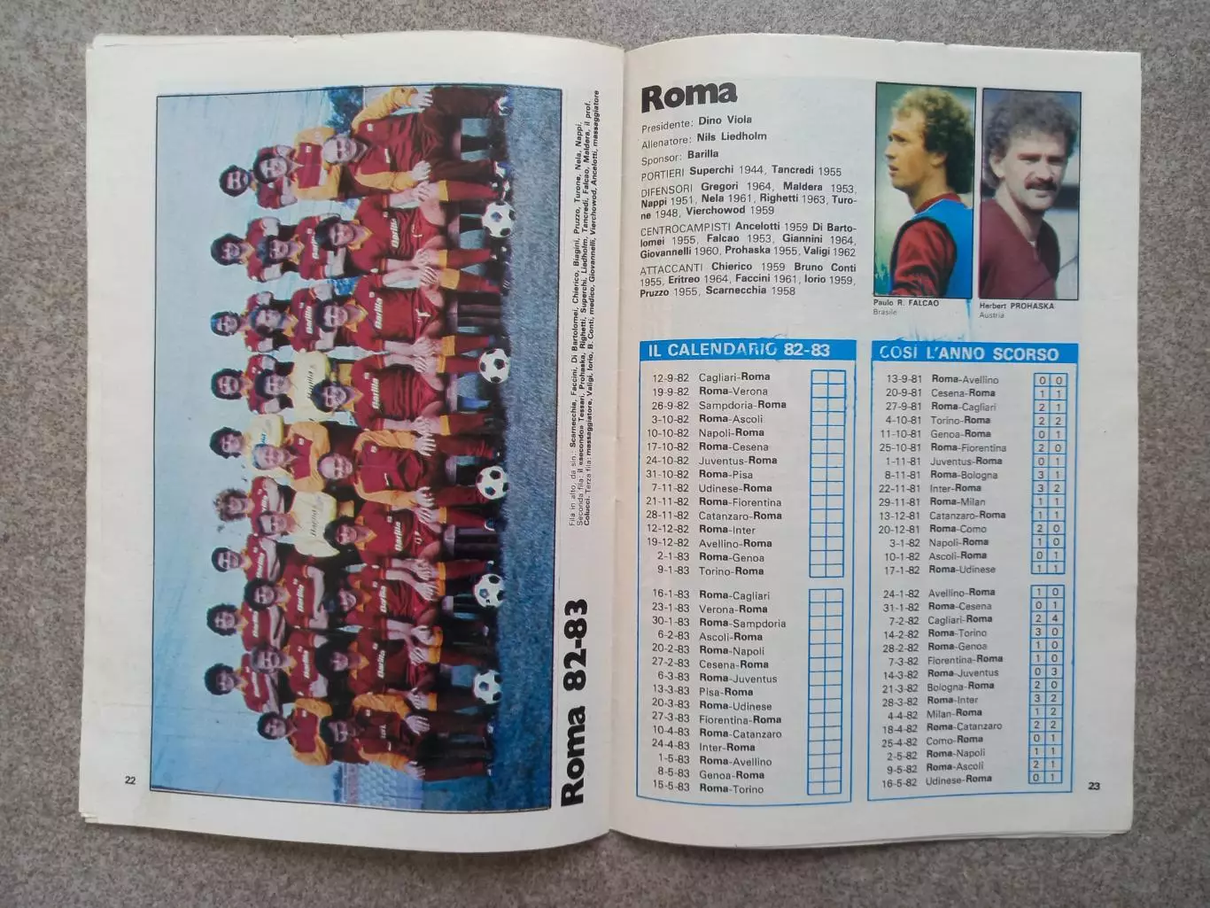 Guerin sportivo Piccola guida campeonato 82 83 2