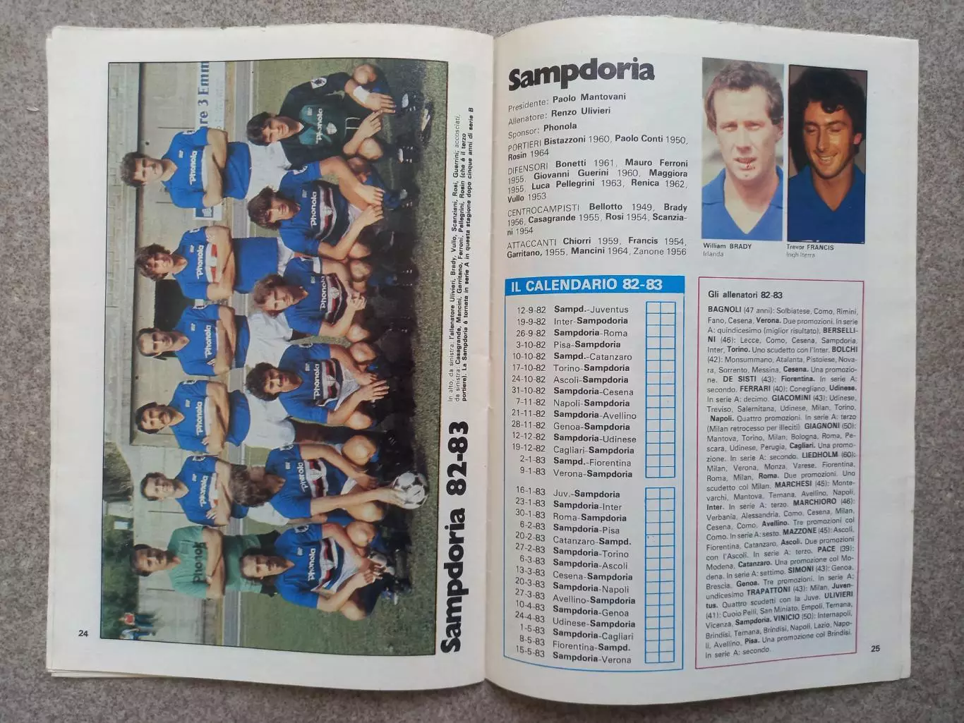 Guerin sportivo Piccola guida campeonato 82 83 3