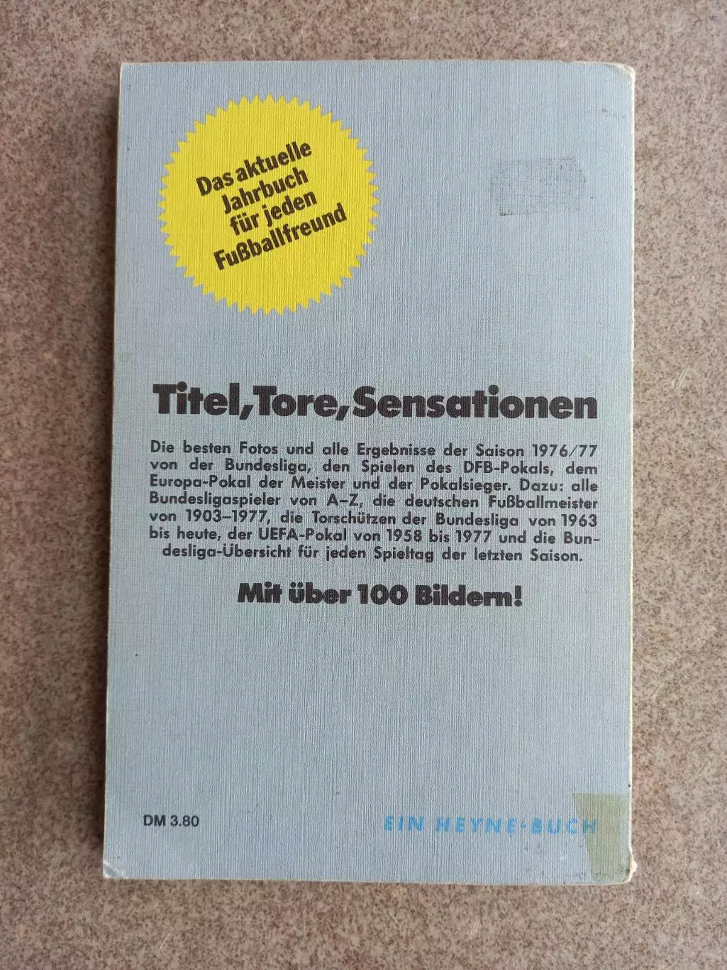 Германия Fussbaljahr 1977 Футбол 7