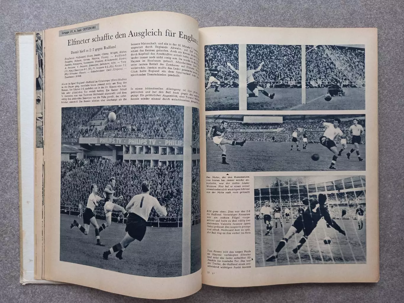 Германия WM 1958 Burda Verlag Футбол Чемпионат мира 2