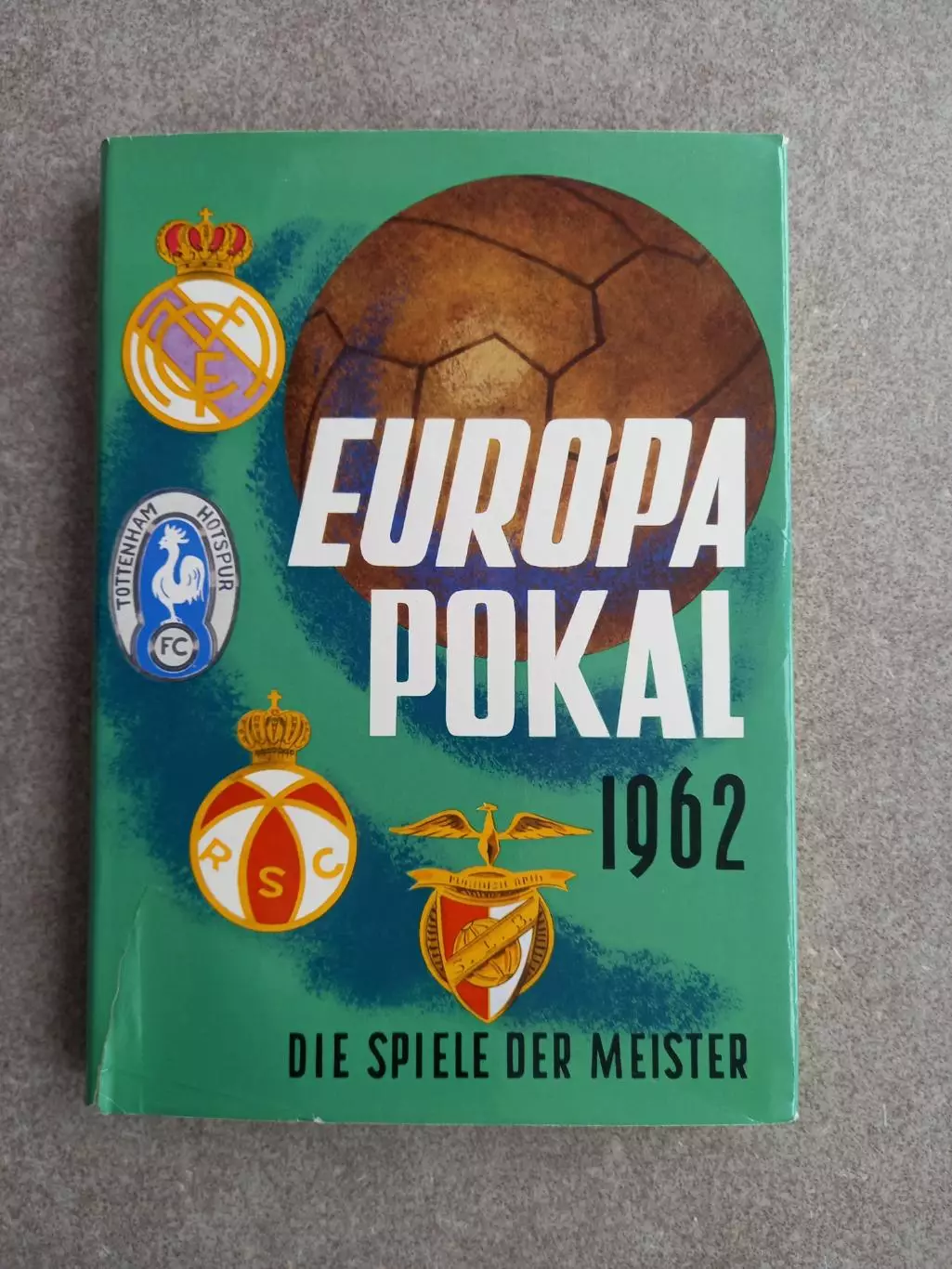 Германия EUROPAPOKAL 1962 Copress Футбол Кубок чемпионов 1961 - 62