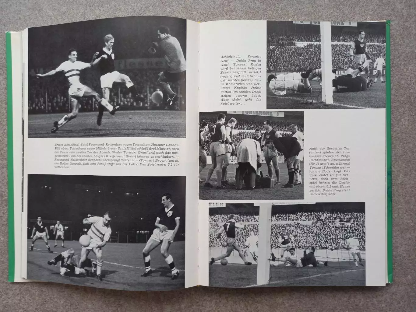 Германия EUROPAPOKAL 1962 Copress Футбол Кубок чемпионов 1961 - 62 3