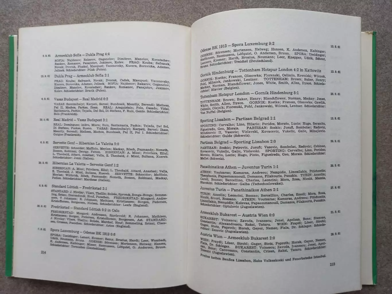 Германия EUROPAPOKAL 1962 Copress Футбол Кубок чемпионов 1961 - 62 7