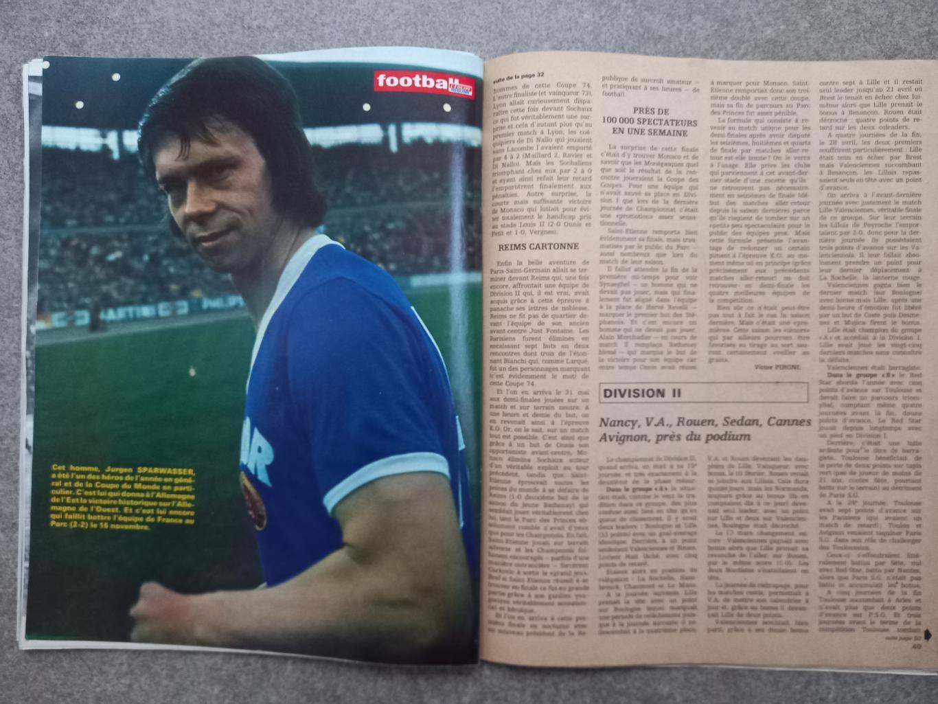 Football magazine 1975 182 4