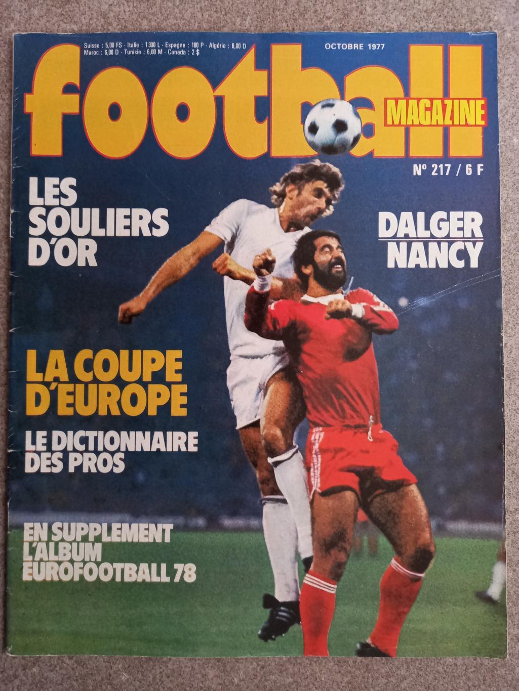 Football magazine 1977 217