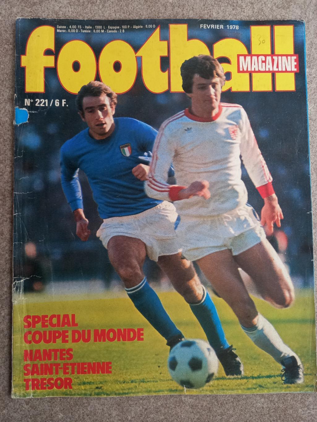 Football magazine 1978 221