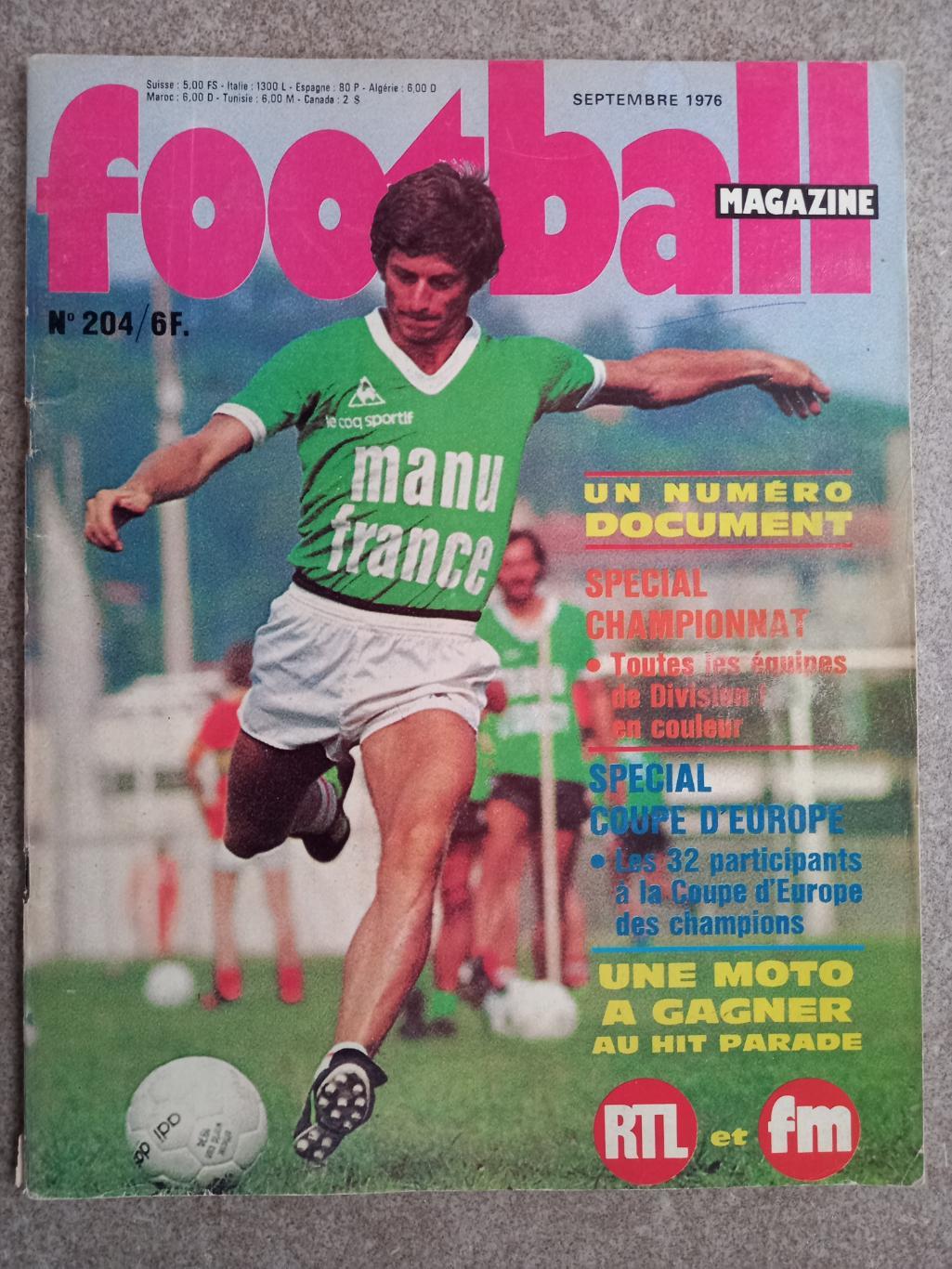 Football magazine 1976 204