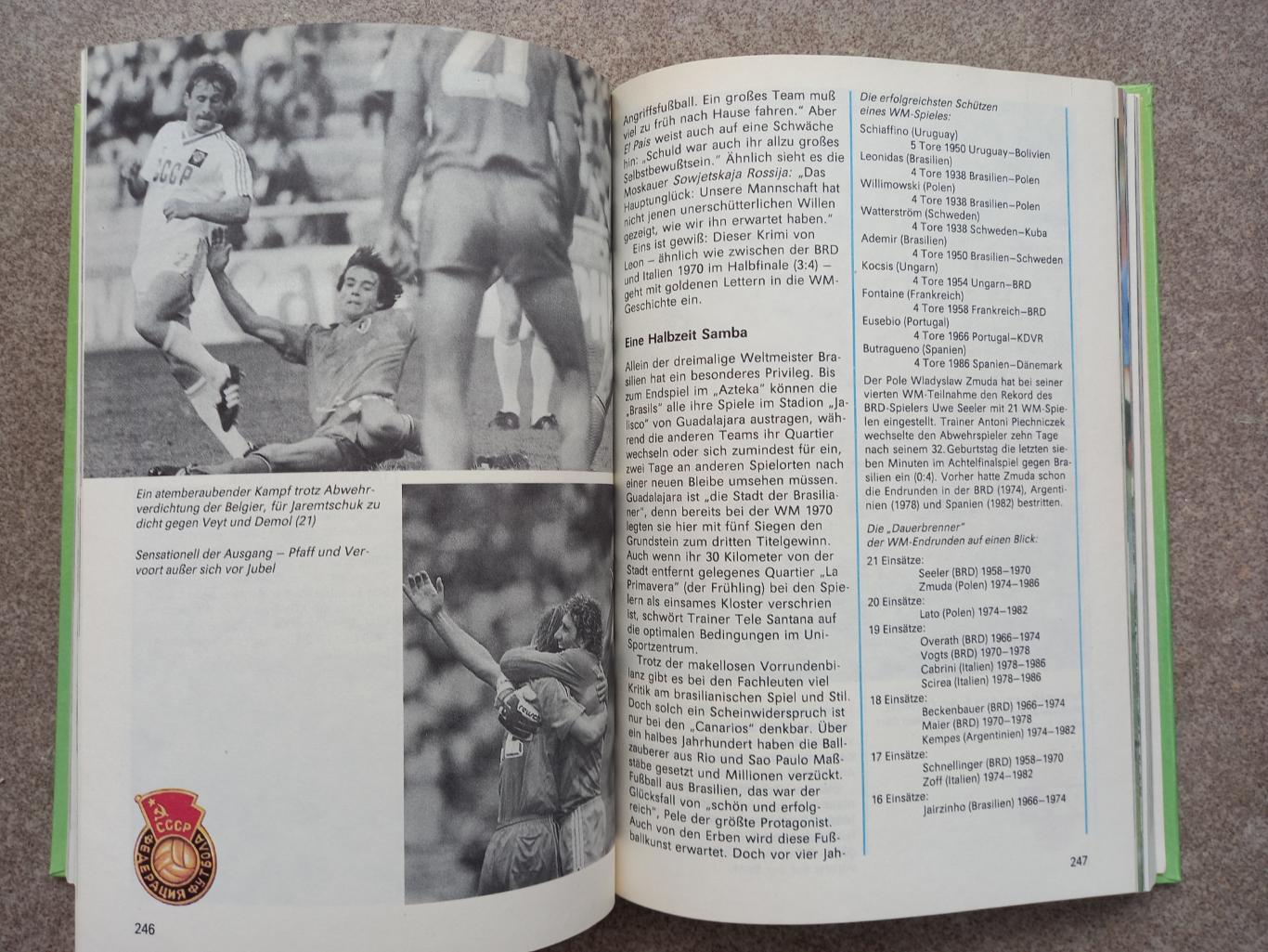 Чемпионат мира 1986 Sportverlag Берлин ГДР 384 стр. 15х21 3